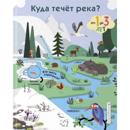 Знакомство с миром, развитие малыша, книга Куда течет река? заказать
