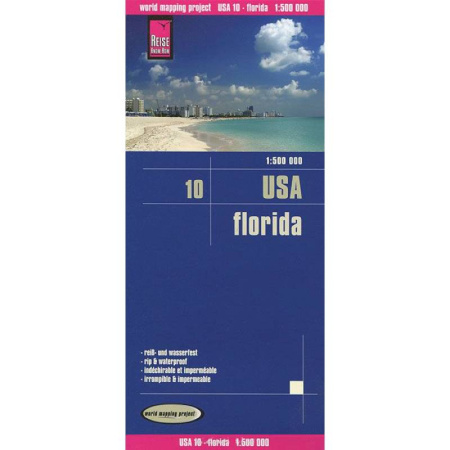 Книги, книга США, Флорида. карта (1:500.000) заказать