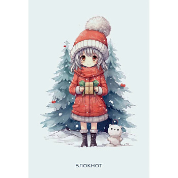 Аниме. Новогодний блокнот Аниме. Новогодний блокнот