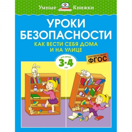 Книги для дошкольников (4-6 лет), книга Уроки безопасности.Как вести себя дома и на улице заказать