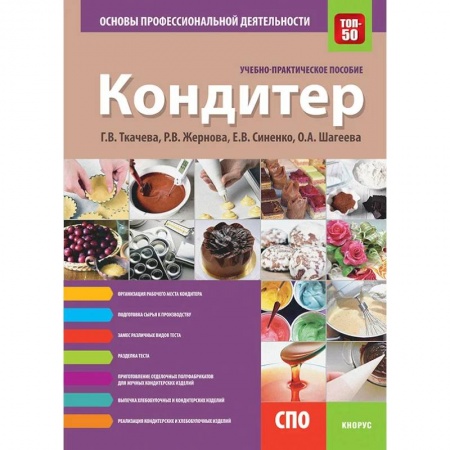 Промышленность, книга Кондитер. Основы профессиональной деятельности. Учебно-практическое пособие заказать