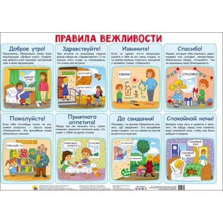 Окружающий мир, книга Плакат. Правила вежливости заказать