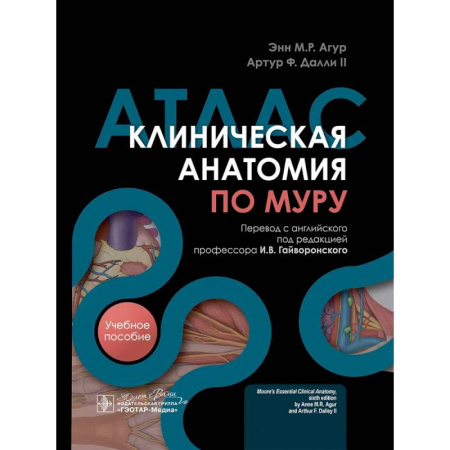 Медицинские энциклопедии и справочники, книга Клиническая анатомия по Муру: Учебное пособие, атлас заказать