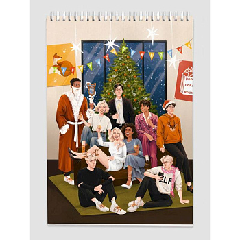 В КЛЕТКУ Блокнот 'Happy New Tear' В КЛЕТКУ Блокнот 'Happy New Tear'