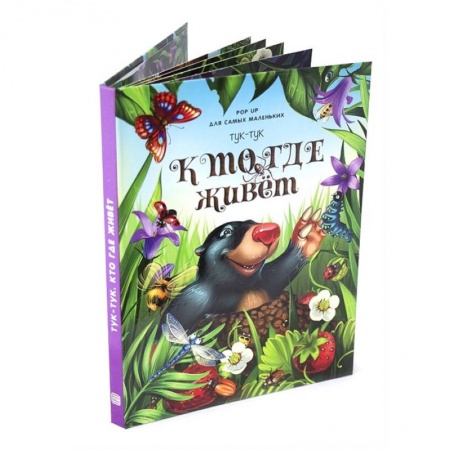 Книжки-раскладушки, панорамки, книга Тук-тук. Кто где живет. Книжка-панорамка заказать