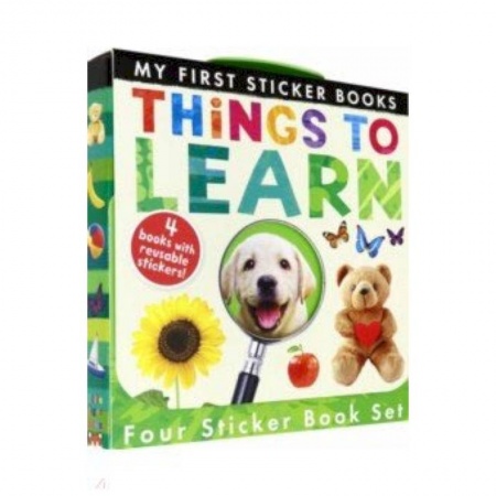 Чтение на английском языке, книга My First Sticker Books: Things to Learn (4-books) заказать