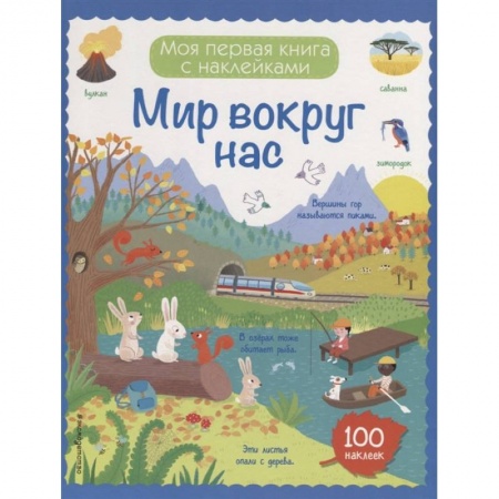 Книжки с наклейками, книга Мир вокруг нас (с наклейками) заказать