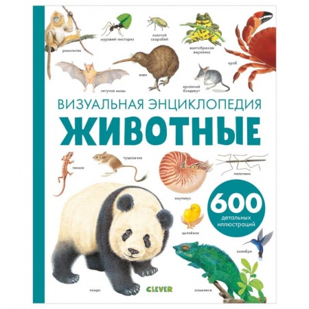 Животный и растительный мир, книга Животные. Визуальная энциклопедия заказать