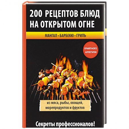 Шашлыки. Барбекю. Гриль. Блюда для пикника, книга 200 рецептов блюд на открытом огне заказать