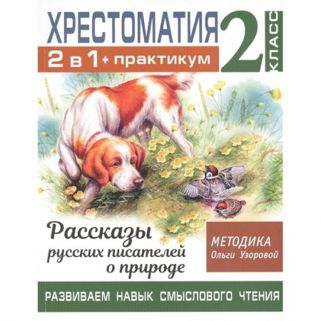 Отечественная литература для детей, книга Хрестоматия. Практикум. Развиваем навык смыслового чтения. Рассказы русских писателей о природе. 2 класс заказать