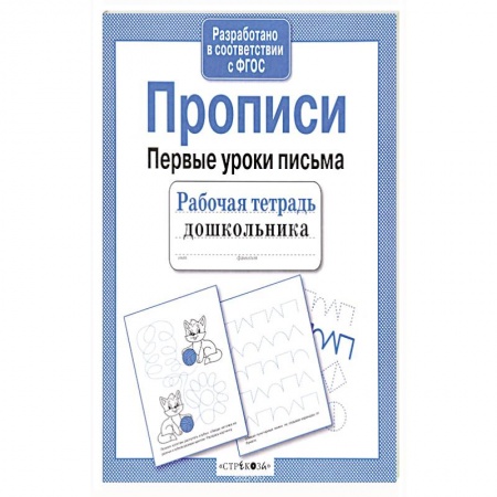 Письмо, мелкая моторика, книга Прописи. Рабочая тетрадь заказать