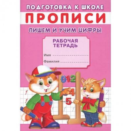 Обучение счету. Математика, книга Прописи. Подготовка к школе. Пишем и учим цифры заказать