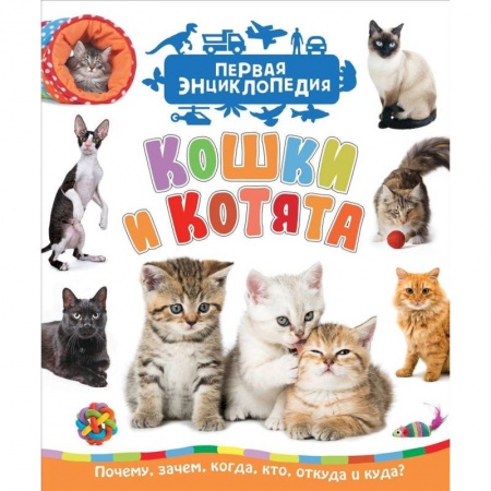 Животный и растительный мир, книга Кошки и котята. Первая энциклопедия заказать