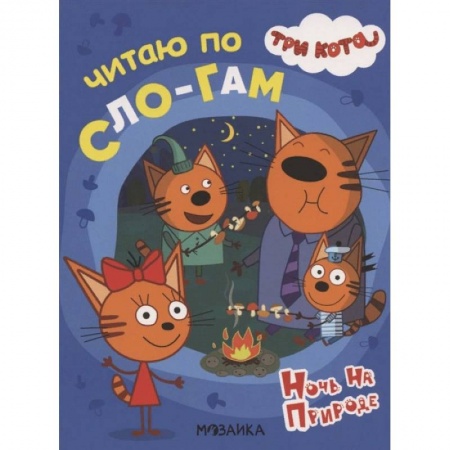 Развитие речи. Чтение, книга Три кота. Читаю по слогам. Ночь на природе заказать