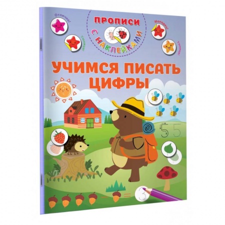 Письмо, мелкая моторика, книга Учимся писать цифры заказать