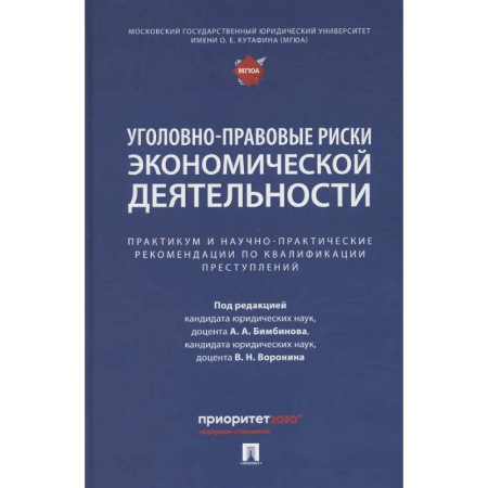 Уголовное и уголовно-процессуальное право, книга Уголовно-правовые риски экономической деятельности : практикум и научно-практические рекомендации по квалификации преступлений заказать