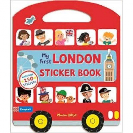 Учебники, самоучители, пособия, книга My First London. Sticker Book заказать