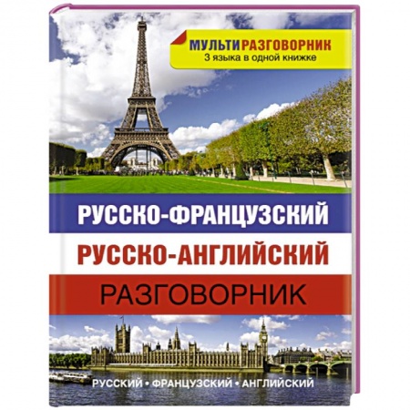 Книги, книга Русско-французский. Русско-английский разговорник заказать