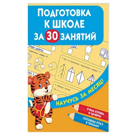 Общая подготовка к школе, книга Подготовка к школе за 30 занятий заказать