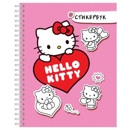 Книжки с наклейками, книга Hello Kitty: стикербук заказать