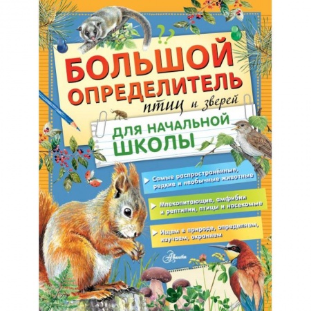 Животный и растительный мир, книга Большой определитель птиц и зверей для начальной школы заказать