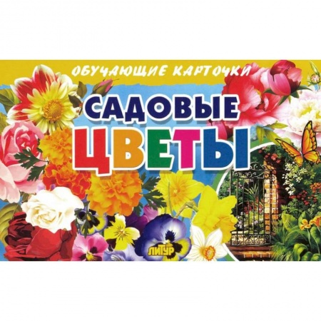 Окружающий мир, книга Карточки. Садовые цветы  заказать