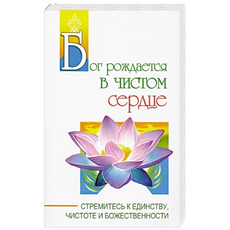 Другие эзотерические учения, книга Бог рождается в чистом сердце. Стремитесь к единству, чистоте и божественности заказать