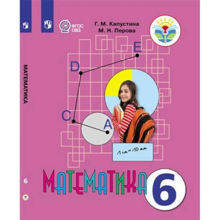 Математика. Алгебра. Геометрия, книга Математика 6 класс. Учебник. Адаптированные программы. ФГОС ОВЗ заказать