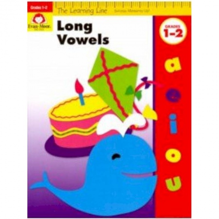 Литература на иностранном языке для детей, книга The Learning Line Workbook. Long Vowels, Grades 1-2 заказать