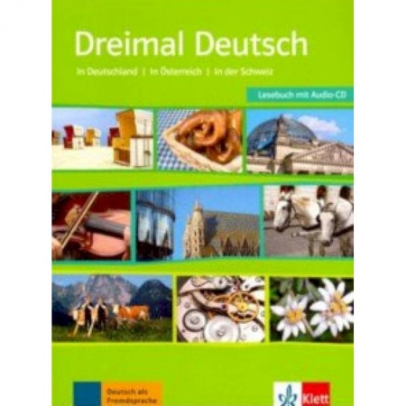 Учебники, самоучители, пособия, книга Dreimal Deutsch  A2-B1  Lesebuch + CD заказать