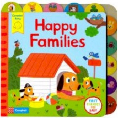 Литература на иностранном языке для детей, книга Happy Families (board bk) заказать