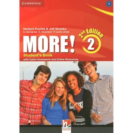 Английский язык, книга More! 2Ed 2 SB +Cyber Homework +Online Res заказать