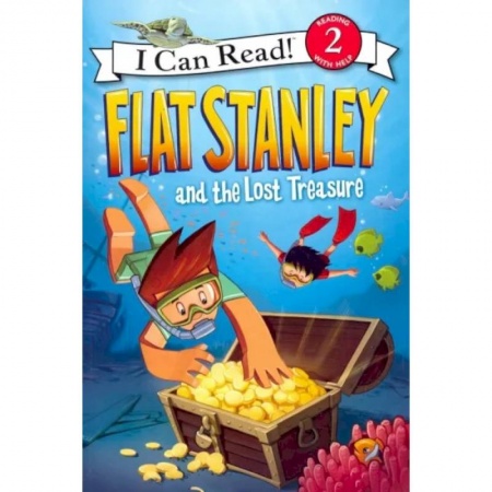 Чтение на английском языке, книга Flat Stanley and the Lost Treasure  (Level 2) заказать