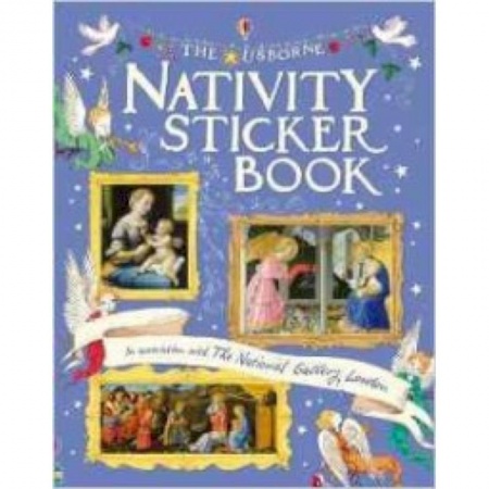 Чтение на английском языке, книга Nativity sticker book заказать
