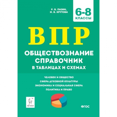 Обществознание, книга ВПР Обществознание. 6-8 классы. Справочник в таблицах и схемах заказать