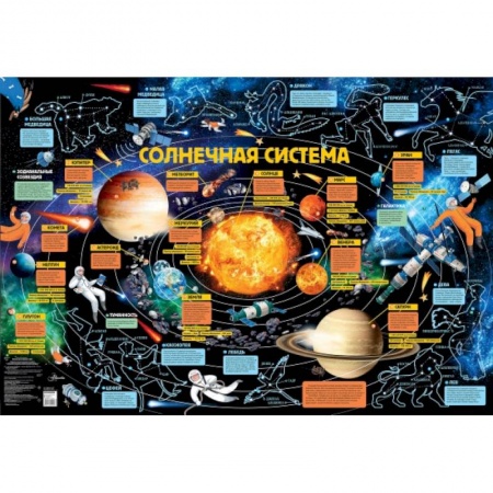 Атласы. Карты, книга Детская карта звездного неба заказать