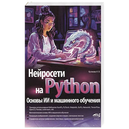 Прочие языки программирования, книга Нейросети на Python. Основы ИИ и машинного обучения заказать
