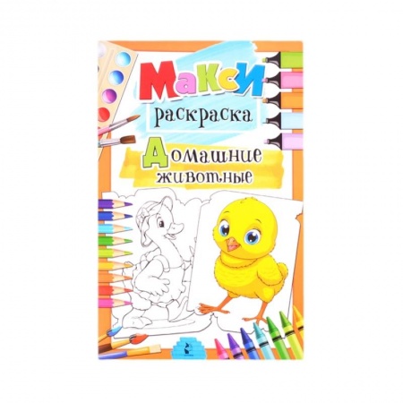 Раскраски, книга Домашние животные заказать