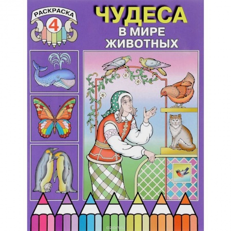 Книги, книга Чудеса в мире животных. Раскраска 4 заказать