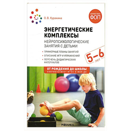 Воспитание и педагогика, книга Энергетические комплексы Нейропсихологические занятия с детьми 5-6 лет заказать