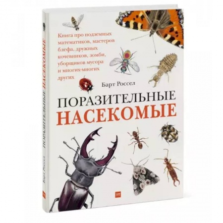 Животный и растительный мир, книга Поразительные насекомые. Книга про подземных математиков, мастеров блефа, дружных кочевников, зомби, заказать