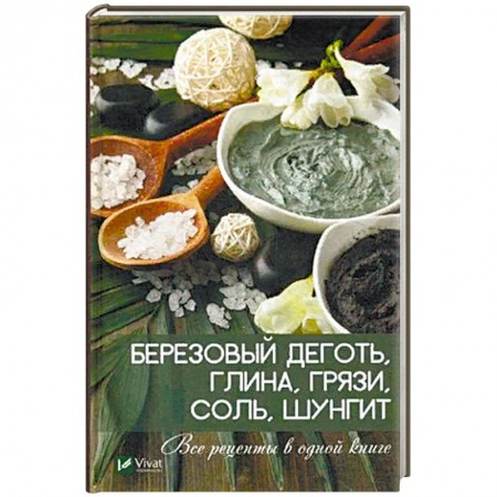 Витамины, минералы, камни. Соль. Глина, книга Березовый деготь, глина, грязи, соль, шунгит. Все рецепты в одной книге заказать