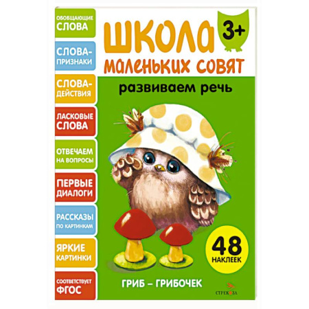 Развитие речи. Чтение, книга Школа маленьких совят 3+. Развиваем речь заказать