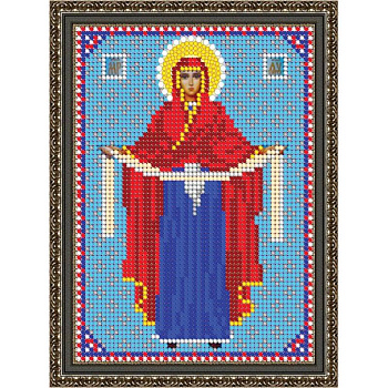«Светлица» набор для вышивания бисером 8354М «Прсв. Богородица Покрова» бисер Чехия 12x16см