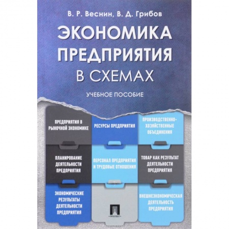 Общая экономика, книга Экономика предприятия в схемах. Учебное пособие заказать