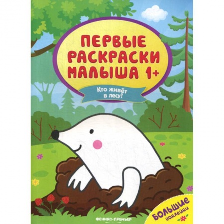 Раскраски, книга Кто живет в лесу? заказать