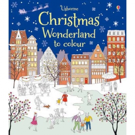 Чтение на английском языке, книга Christmas Wonderland to Colour заказать