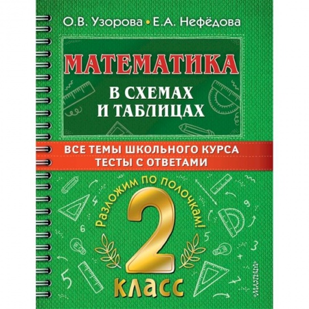 Математика. Алгебра. Геометрия, книга Математика. 2 класс. В схемах и таблицах. Все темы школьного курса с тестами заказать