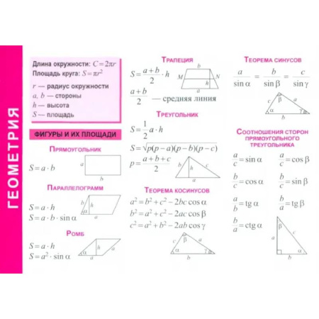 Математика. Алгебра. Геометрия, книга Геометрия заказать