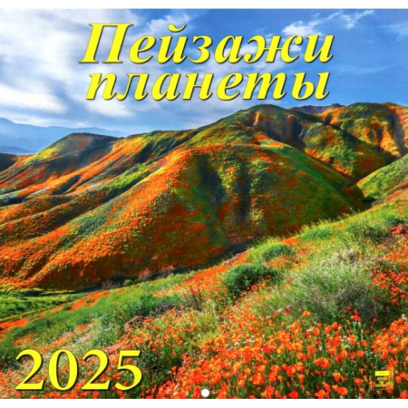 Календарь настенный на 2025 год Пейзажи планеты